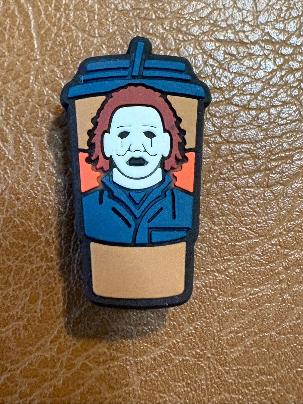 Michael Myers Coffee Cup Croc Charm - Picture 3 of 4